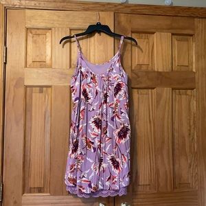 Spaghetti strap floral dress